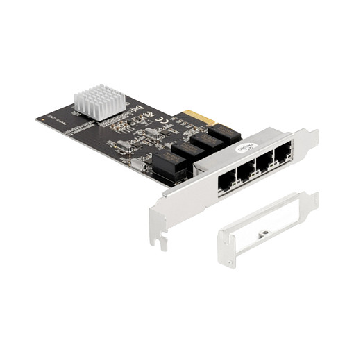Mrežna kartica DELOCK PCI Express x4 (4 x Gigabit LAN RJ45, RTL8111)