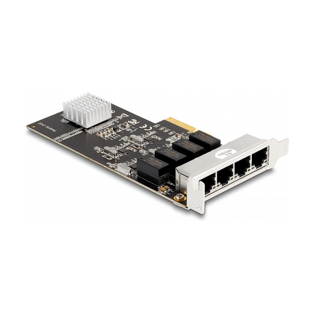 Mrežna kartica DELOCK PCI Express x4 (4 x Gigabit LAN RJ45, RTL8111)-2