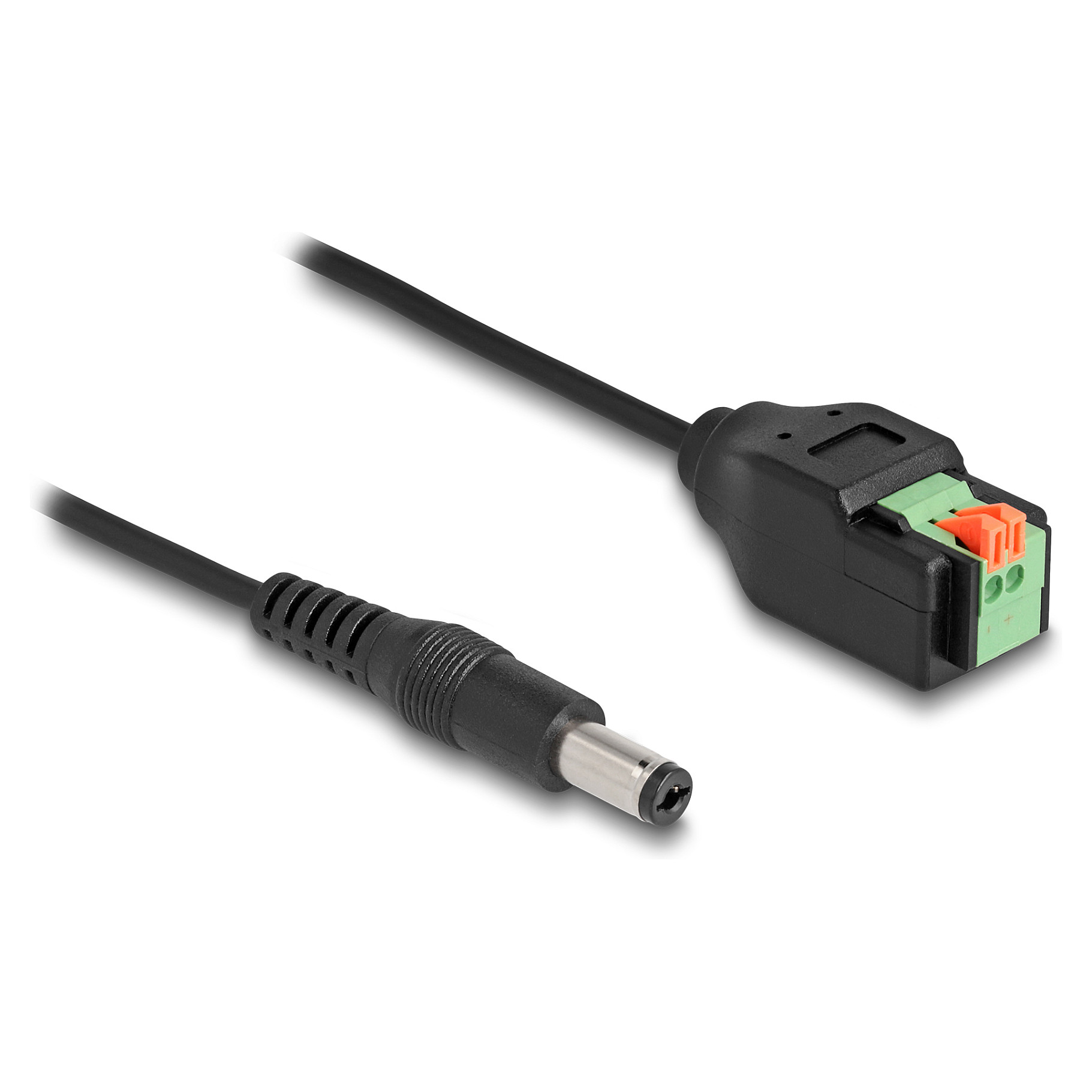 Adapter DELOCK DC 2.1 x 5.5 mm na 2-pinski terminalni blok s prekidačem, 15 cm-0