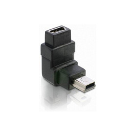 Adapter DELOCK 65096 (USB mini-B muški na USB mini-B ženski, 90° kutni)
