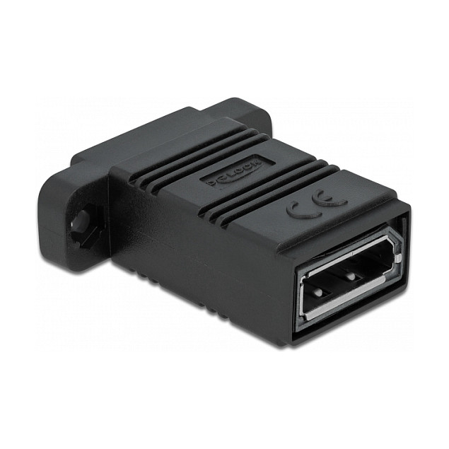 Adapter DELOCK Easy 45 DisplayPort Modul (ženski na ženski, 4K 60Hz, bijeli)-0