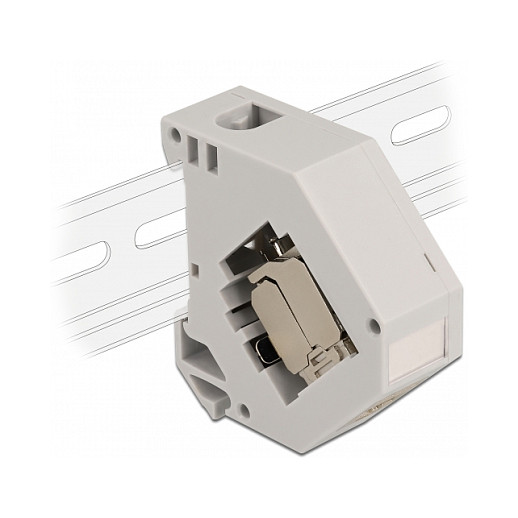 Mrežni adapter za DIN šinu DELOCK 86014 (Keystone RJ45, Cat.6A, LSA)-0
