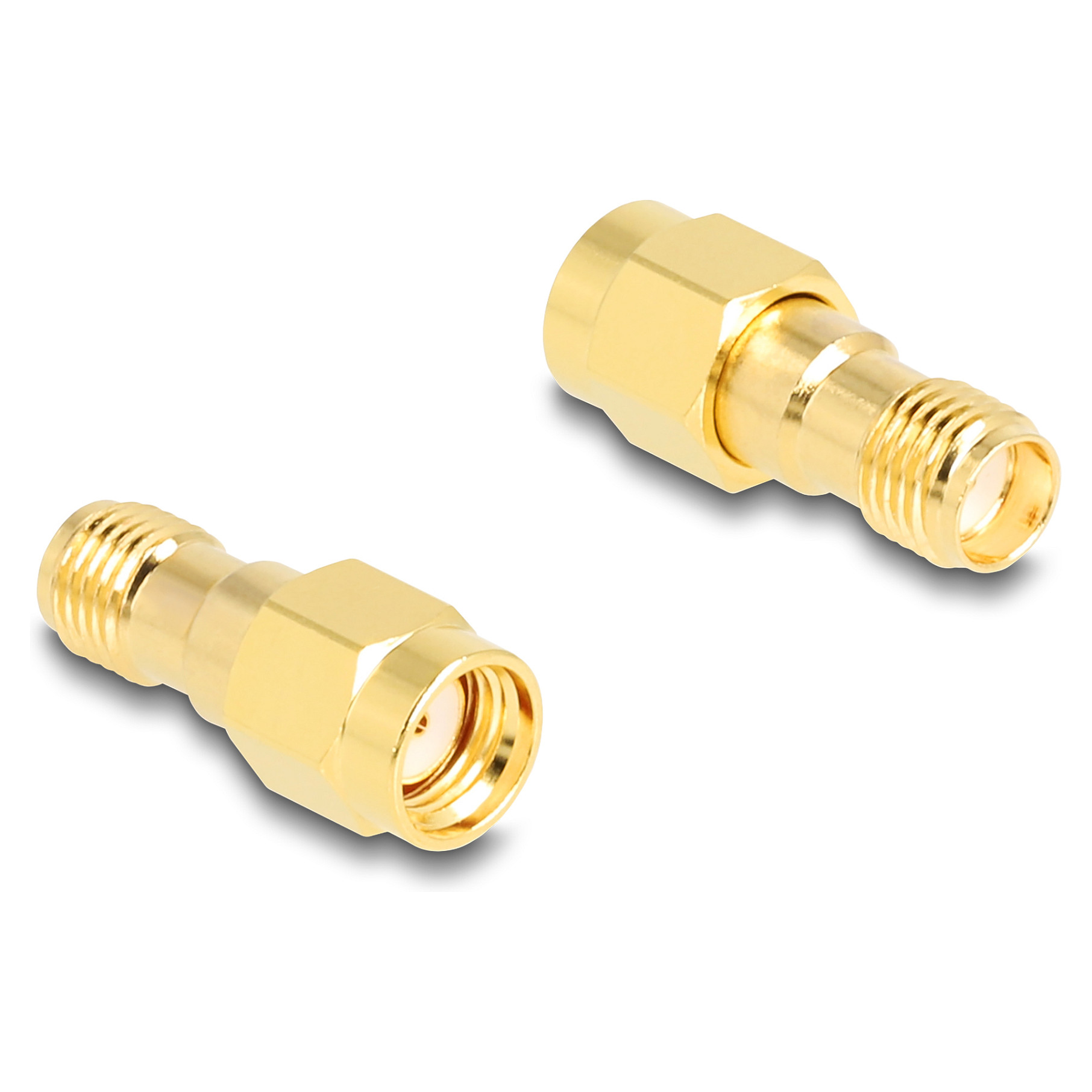 Adapter DELOCK RP-SMA muški na SMA ženski (90203, 50 Ohm)-2