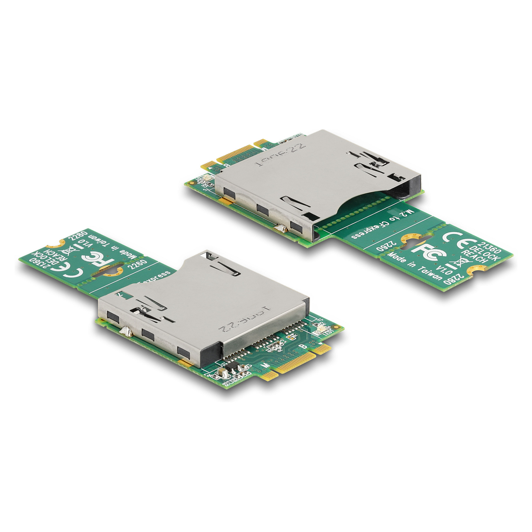 Adapter DELOCK M.2 Key B+M na CFexpress utor (PCIe x2, NVMe, 2280)-1