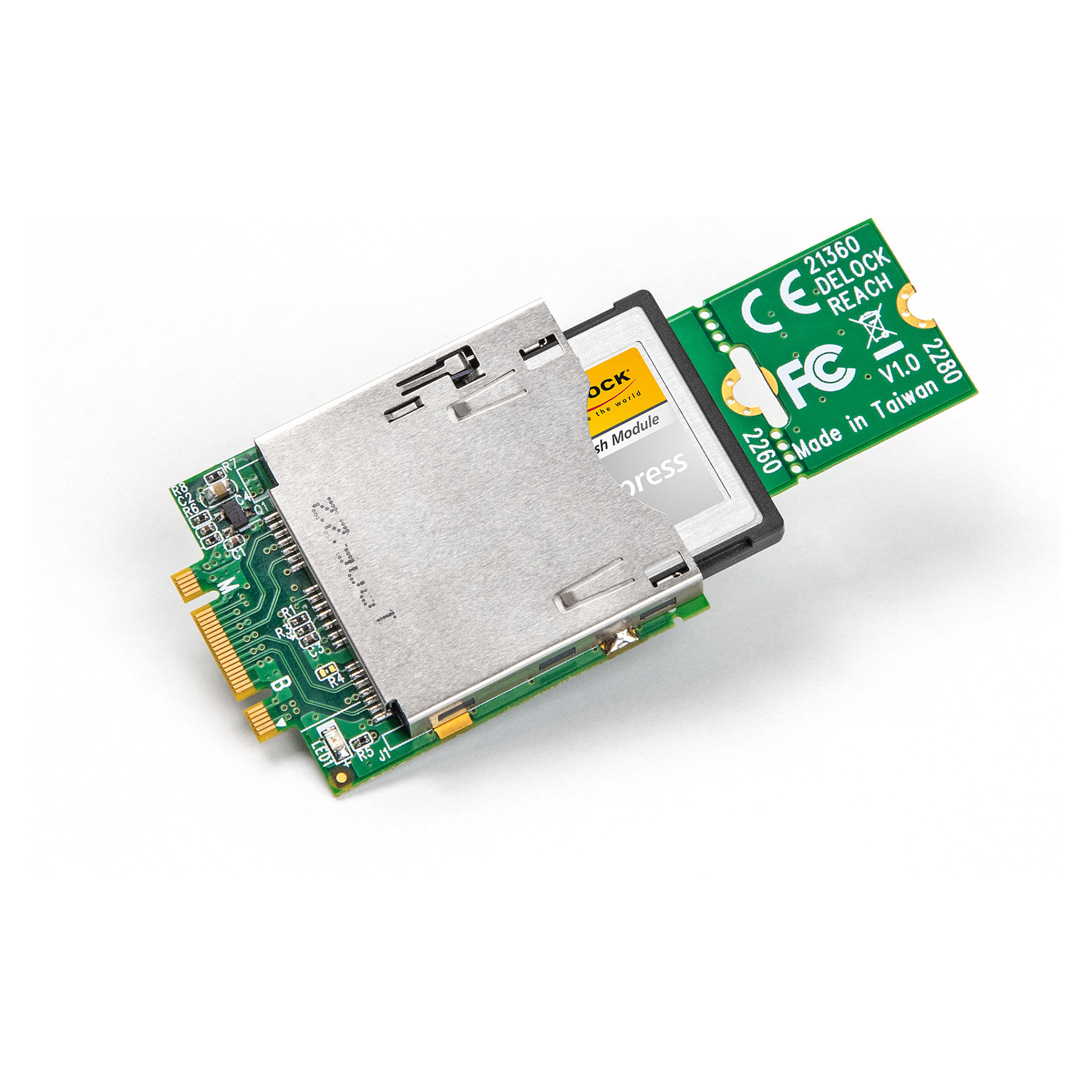 Adapter DELOCK M.2 Key B+M na CFexpress utor (PCIe x2, NVMe, 2280)-2