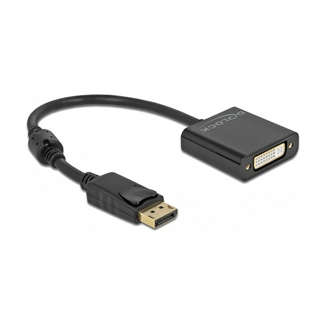 Adapter DELOCK DisplayPort 1.2 na DVI 4K aktivni (63482)-0