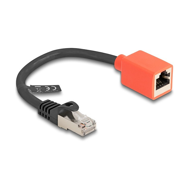 Mrežni adapter DELOCK RJ45 Break Away Cat.6A S/FTP (20 cm, zaštita priključka)