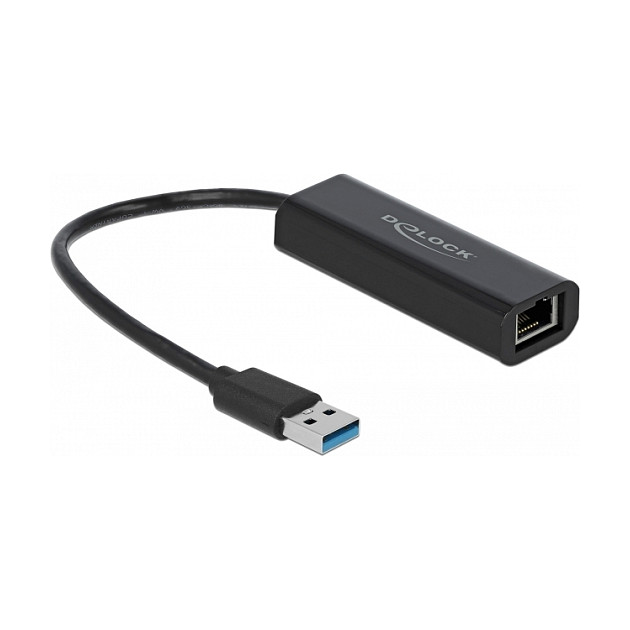 Mrežni adapter DELOCK USB-A 3.2 na 2.5 Gigabit LAN (RJ45, Realtek RTL8156)