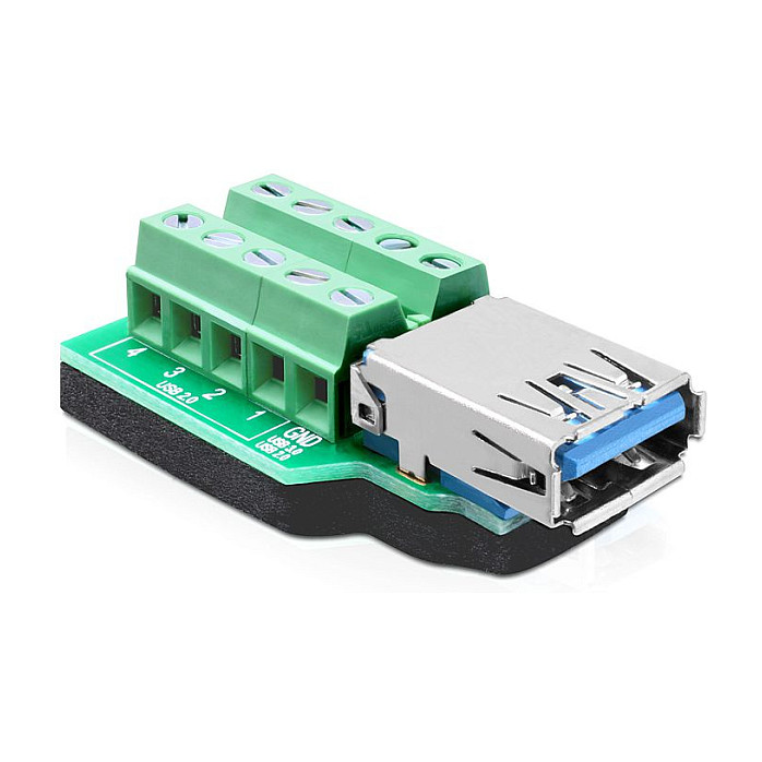 Adapter DELOCK USB 3.0 Tip-A na 10-pinski terminalni blok (65370)-0