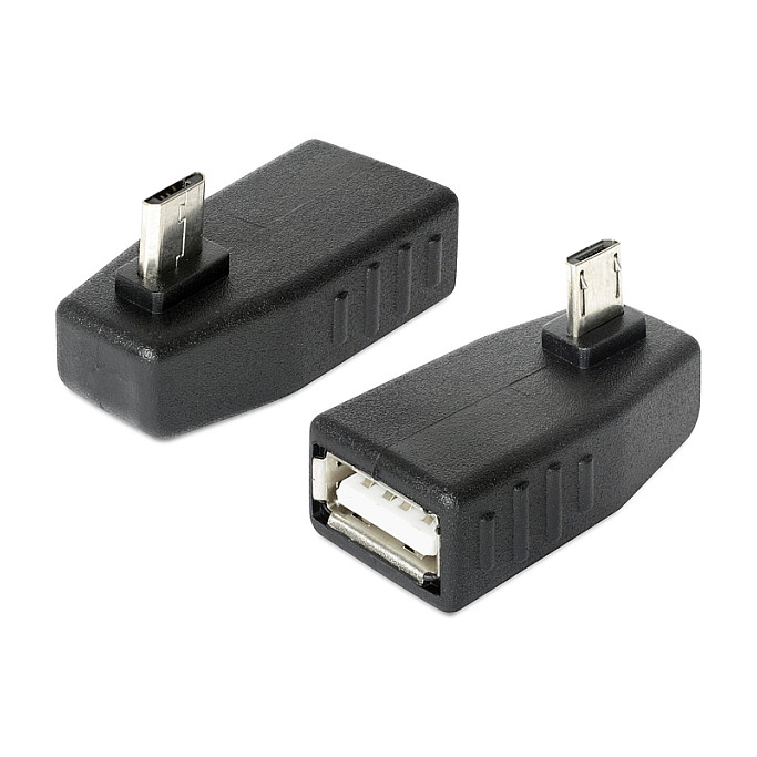USB OTG Adapter DELOCK 65473 (micro-B muški 270° kutni na USB-A ženski)-0