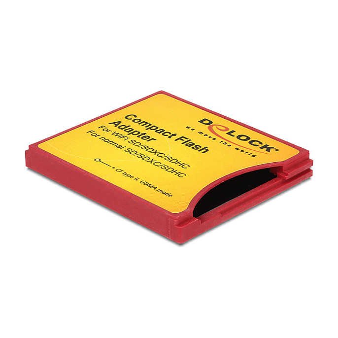 Adapter DELOCK Compact Flash na SD / SDHC / SDXC (iSDIO, WiFi SD, CF Tip I)-0