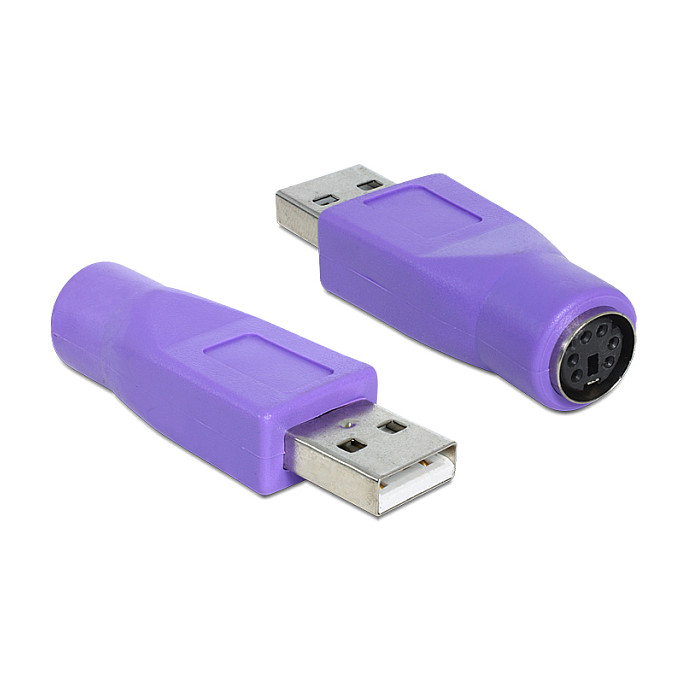Adapter DELOCK USB-A (M) na PS/2 (Ž)-0