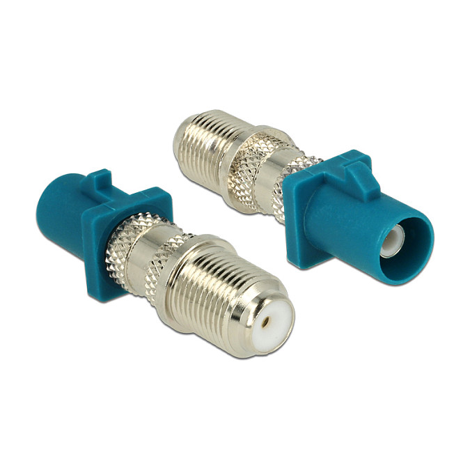 Adapter DELOCK FAKRA Z muški na F ženski (Koaksijalni, 50 Ohm)-0