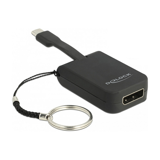 Adapter DELOCK USB-C na DisplayPort 4K 60Hz (DP Alt Mode, privjesak za ključeve)