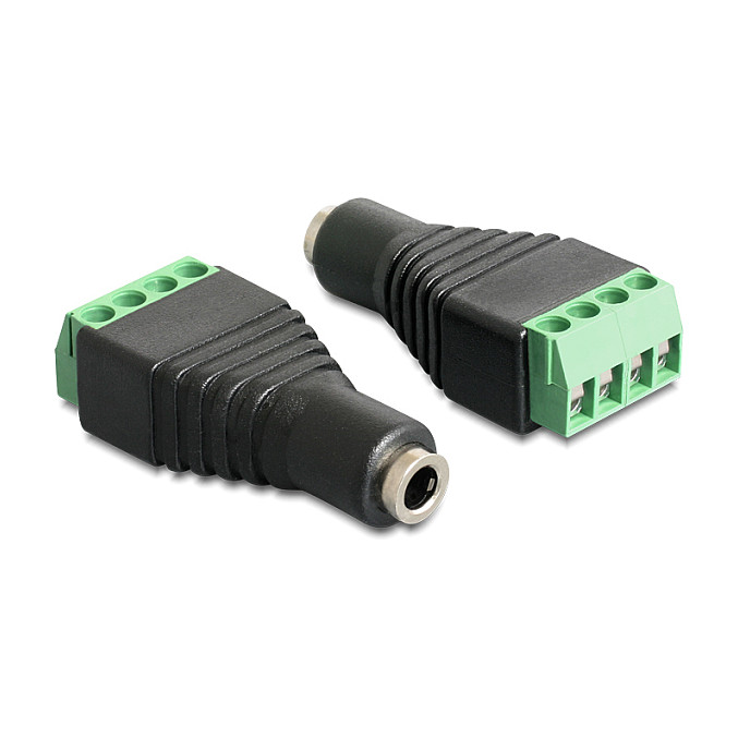 Adapter DELOCK 3.5mm 4-pinski ženski na 4-pinski terminalni blok (65457)