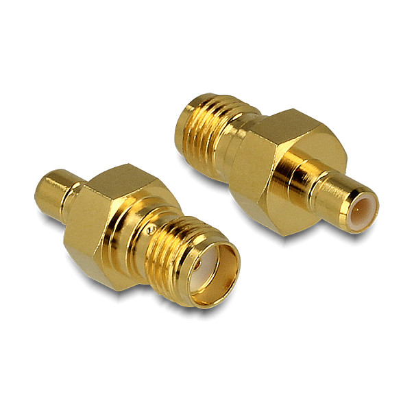 Adapter DELOCK SMA (ženski) na SMB (ženski) RF koaksijalni (50 Ohm, pozlaćeni)-0