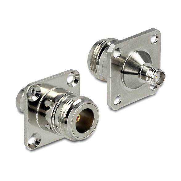 Adapter DELOCK N utičnica > SMA utičnica za ugradnju (88834, 50 Ohm)