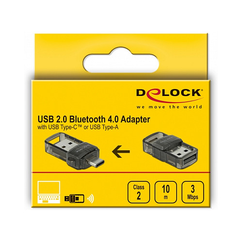Bluetooth adapter DELOCK 61002 (USB-C & USB-A, Bluetooth 4.0, EDR)-3