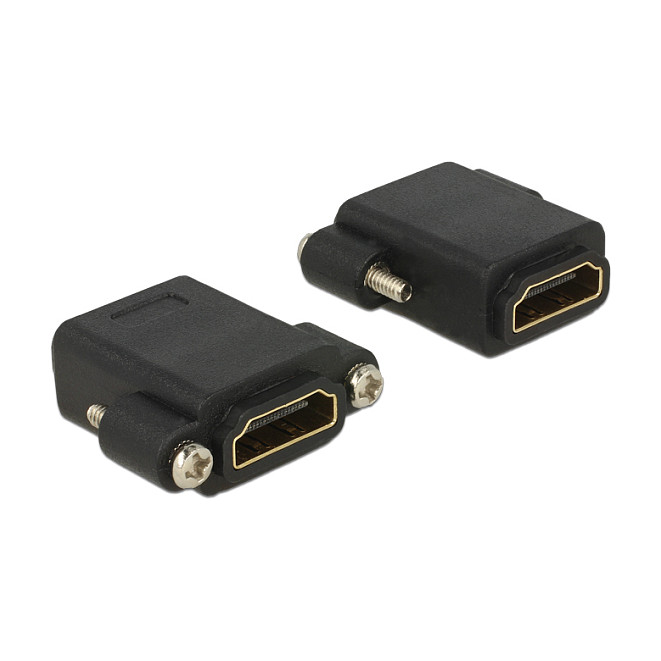 Adapter DELOCK 85125 High Speed HDMI (Ž > Ž) za ugradnju (4K 60Hz, pozlaćeni kontakti)-0