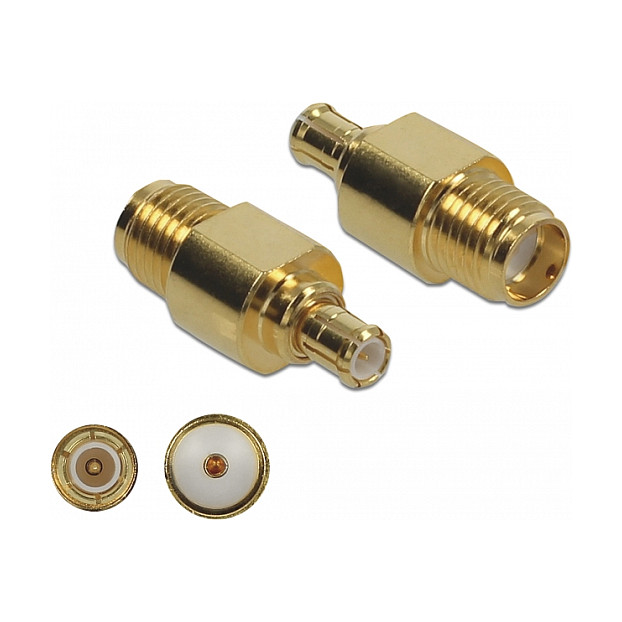 Adapter DELOCK SMA (ženski) na MCX (muški) 10 GHz (pozlaćeni kontakti, 50 Ohm)-0