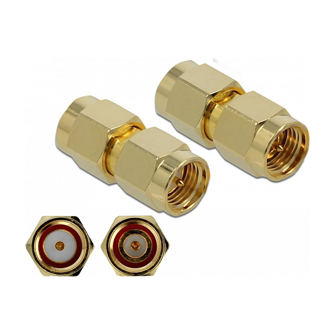 Adapter DELOCK SMA utičnica na SMA utičnicu (50 Ohm, do 10 GHz, pozlaćeni kontakti)-0