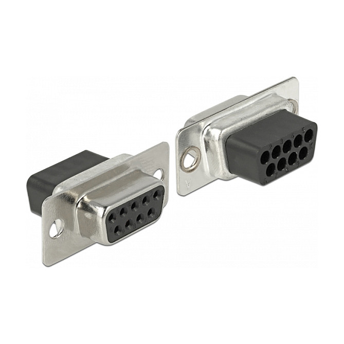Adapter DELOCK 66164 (D-Sub 9 Pin ženski na RJ45 ženski, montažni set)-2
