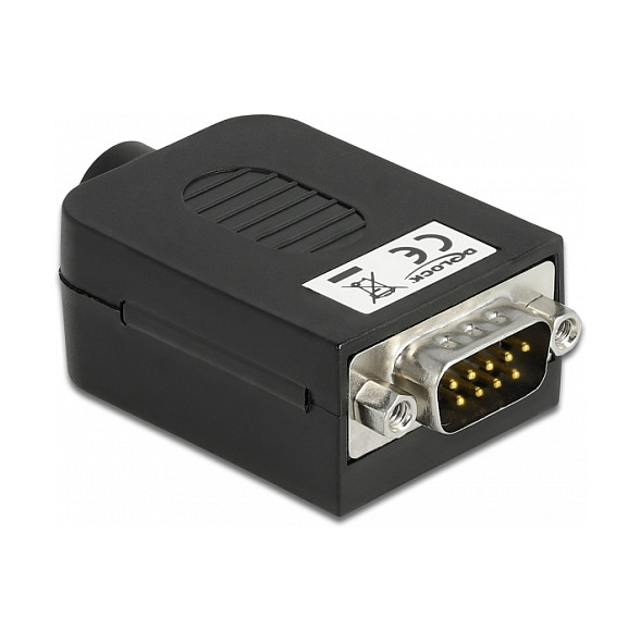 Adapter DELOCK 66264 (D-Sub 9-pinski muški na 10-pinski terminalni blok, s kućištem)-1