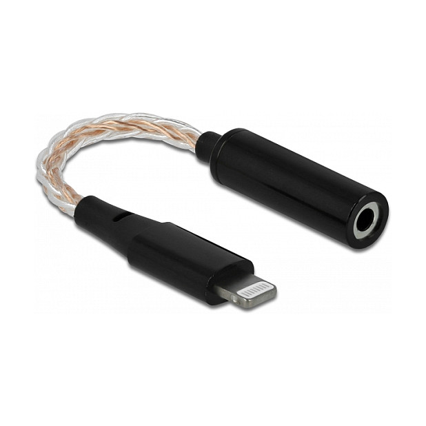 Audio adapter DELOCK 66317 (Lightning na 3.5mm, DAC, Hi-Res Audio)