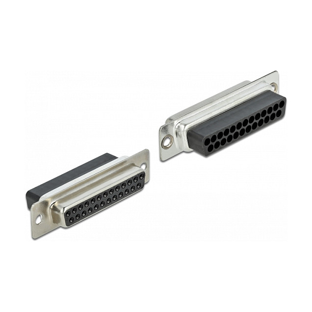 Adapter kit DELOCK 65600 (D-Sub 25-pinski ženski na RJ45 ženski) sivi-1