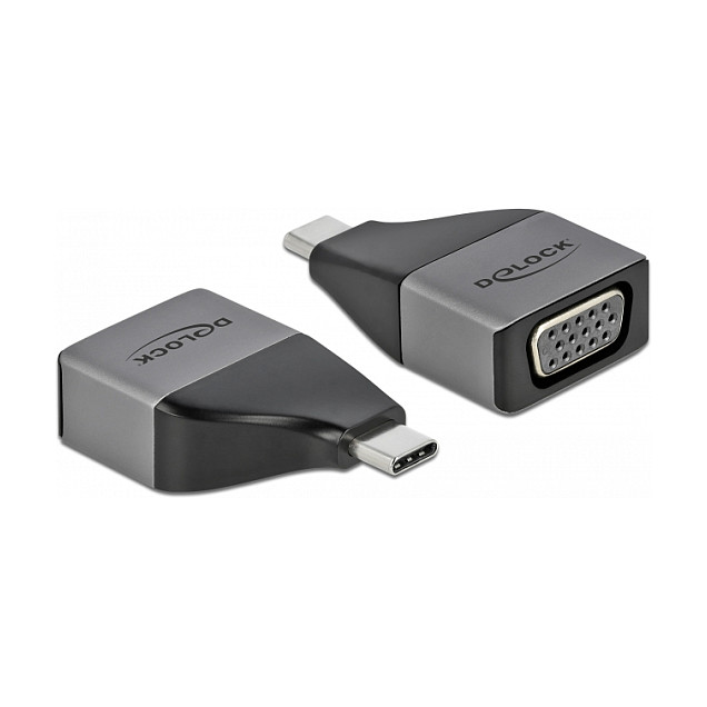 Adapter DELOCK USB-C na VGA (DP Alt Mode, 1080p) 64002-0