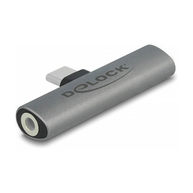 Audio adapter DELOCK 64186 USB-C na 3.5mm (USB-C PD 100W, Hi-Res Audio)-1