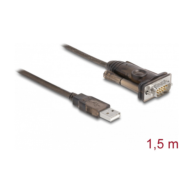 Adapter DELOCK USB 2.0 na Serijski RS-232 (D-Sub 9 Pin, 1.5 m)-1