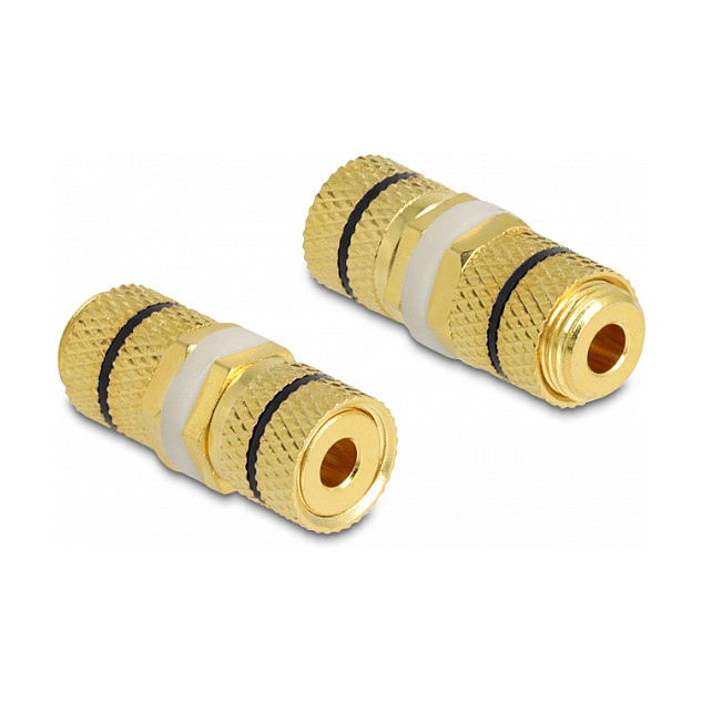 Audio adapter DELOCK 64144 (Terminalni blok na terminalni blok, za ugradnju, crni prsten)-0