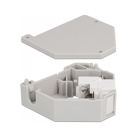 Adapter za DIN šinu DELOCK 87159 (Keystone IEC C14 na 3-pinski terminalni blok)-1