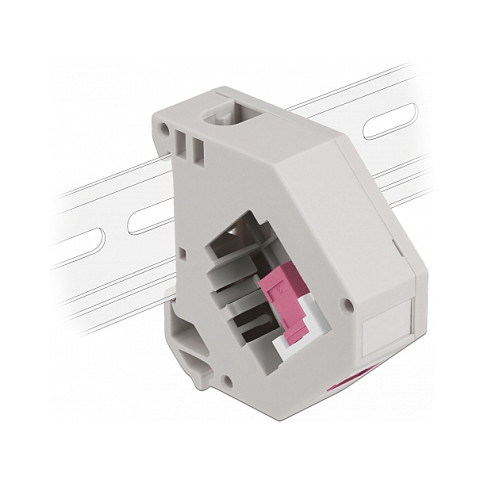 Adapter za DIN šinu DELOCK 87182 (Keystone, SC Simplex na SC Simplex, ljubičasti)