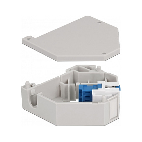 Adapter za DIN šinu DELOCK 87189 (Keystone, LC Duplex na LC Duplex, plavi)-1