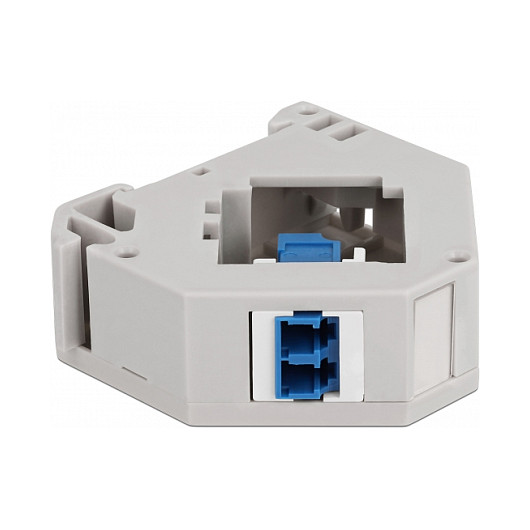 Adapter za DIN šinu DELOCK 87189 (Keystone, LC Duplex na LC Duplex, plavi)-2