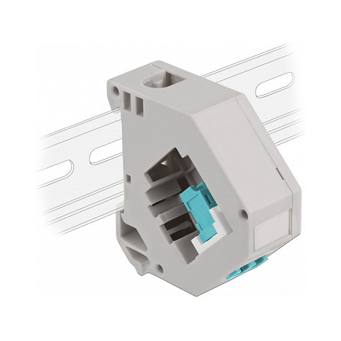 DIN rail adapter DELOCK 87194 (Keystone, LC Duplex na LC Duplex, OM3/OM4)-0