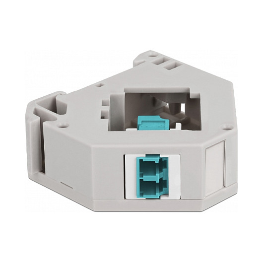 DIN rail adapter DELOCK 87194 (Keystone, LC Duplex na LC Duplex, OM3/OM4)-2