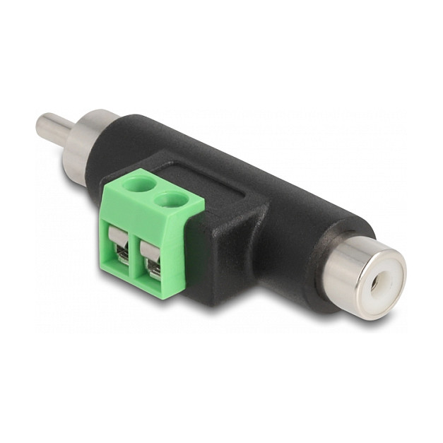 Adapter DELOCK 66056 Cinch (RCA) muški + ženski na 2-pinski terminalni blok