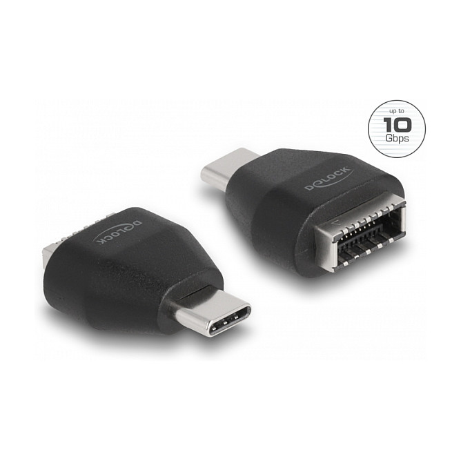 Adapter DELOCK USB-C na USB-E Key A (10 Gbps, 15W)-0