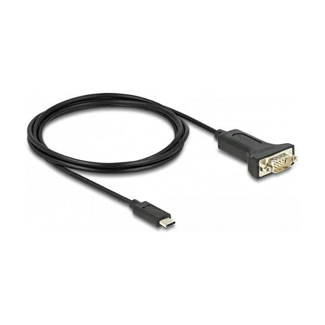 Adapter DELOCK USB-C na Serijski RS-232 (DB9) 2m (FTDI čipset)