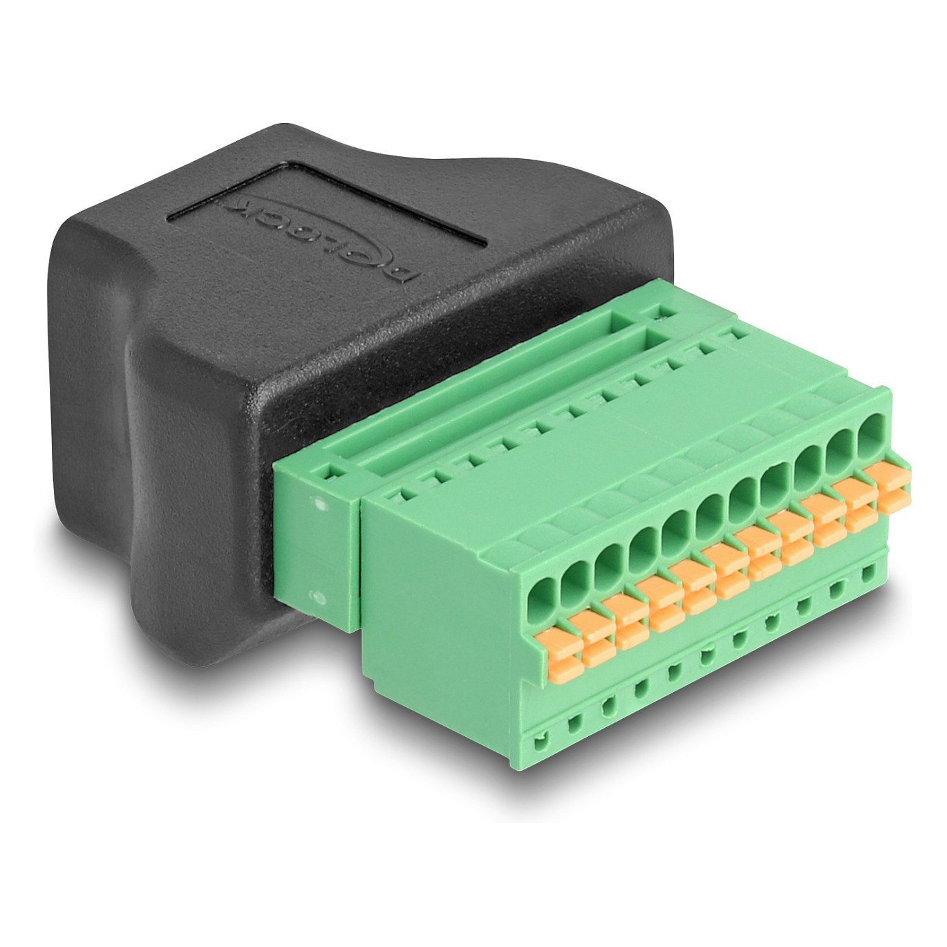 Adapter DELOCK RJ50 na 10-pinski terminalni blok (Push-button, 66244)-1