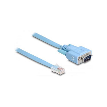 Adapter kabel DELOCK RS-232 DB9 muški na RJ45 muški (1 m, Cisco kompatibilan)-2