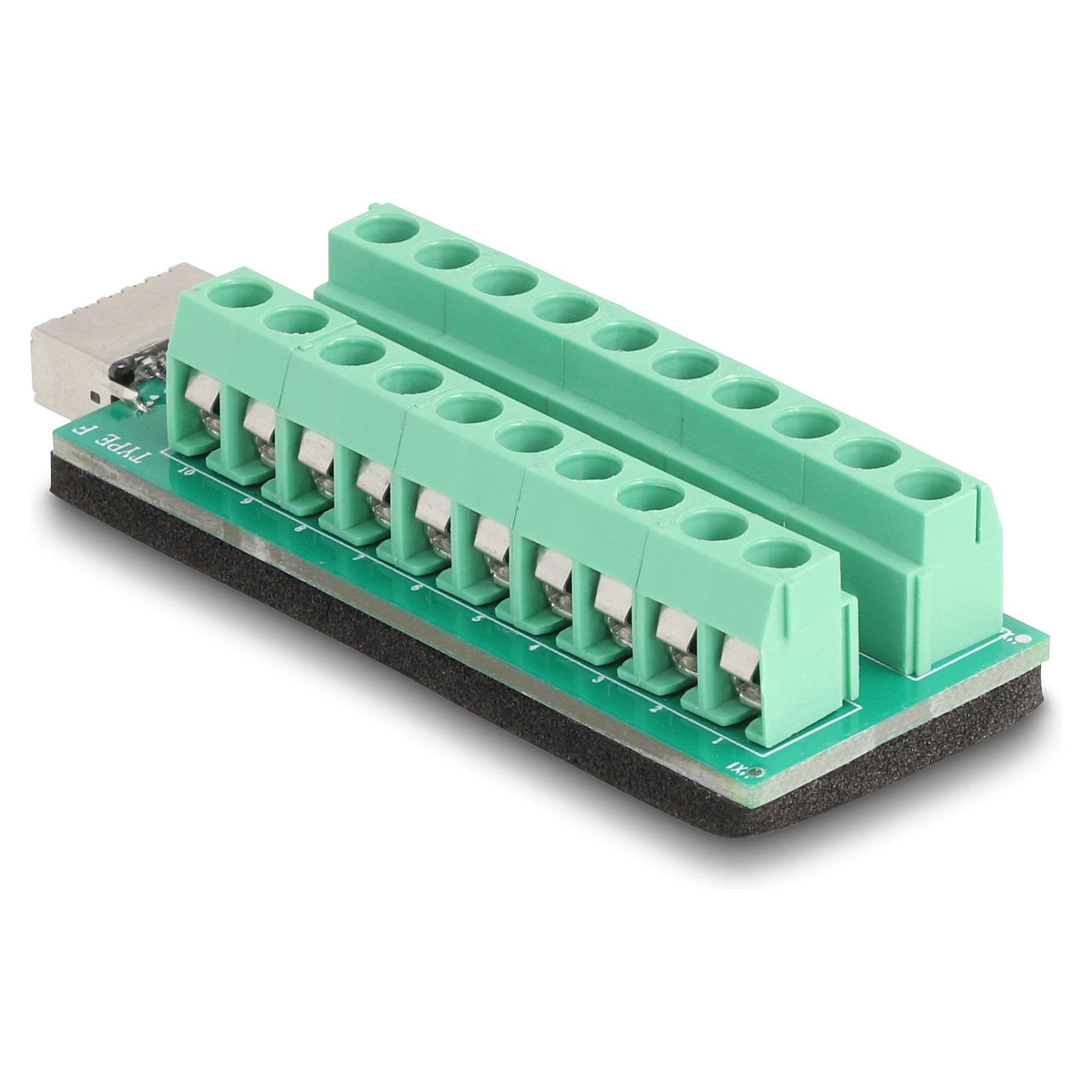 Adapter DELOCK USB Type-E Key A na 20-pinski terminalni blok (67189)-1