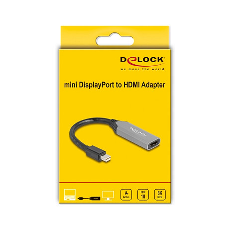 Adapter DELOCK 64331 Mini DisplayPort na HDMI (8K 60Hz, HDR)-2