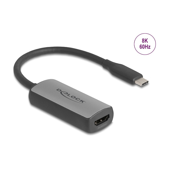 Adapter DELOCK 64264 USB-C na HDMI (8K 60Hz, DP Alt Mode, HDR)-1
