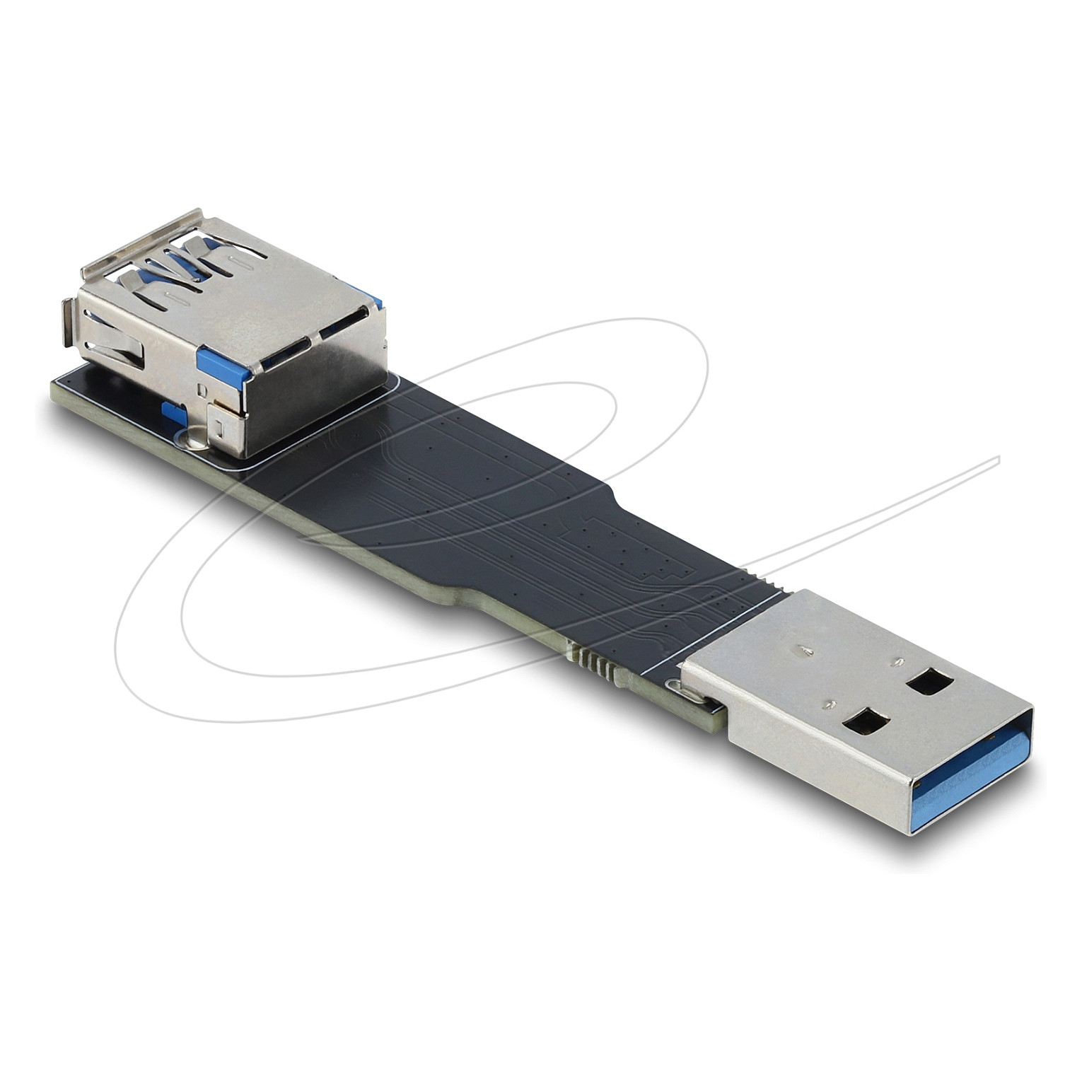 USB Adapter DELOCK 67420 (USB-A Ž na USB-A M, 10 Gbps, ravan)-1