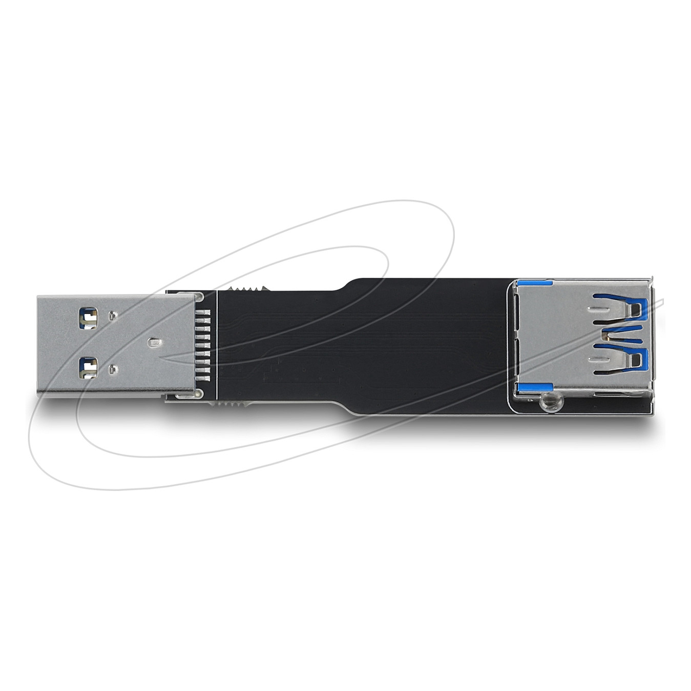 USB Adapter DELOCK 67420 (USB-A Ž na USB-A M, 10 Gbps, ravan)-2