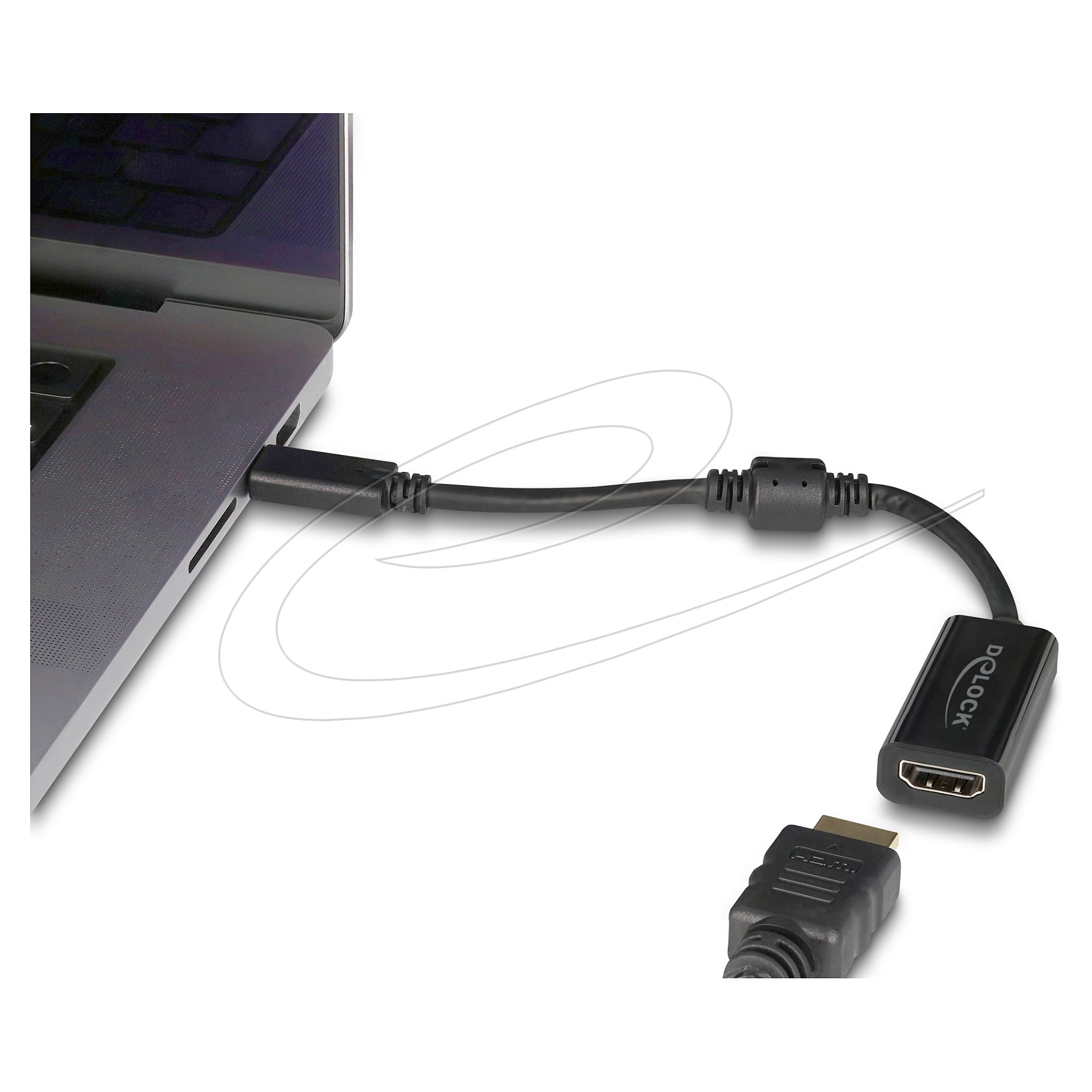 Adapter DELOCK USB-C na HDMI 8K 60Hz (DP Alt Mode, HDR, HDCP)-1